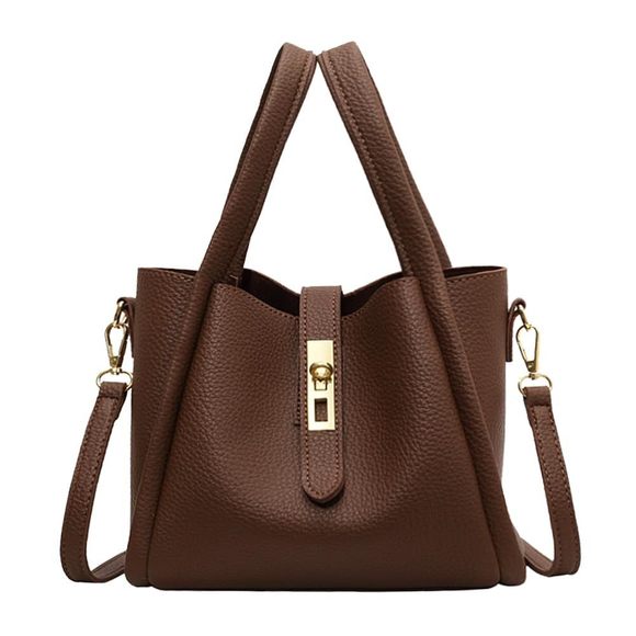 Trendy Bucket Bag Vintage Elegant Crossbody Bag Vegan Leather Tote Bag :v - Picture 1 of 6